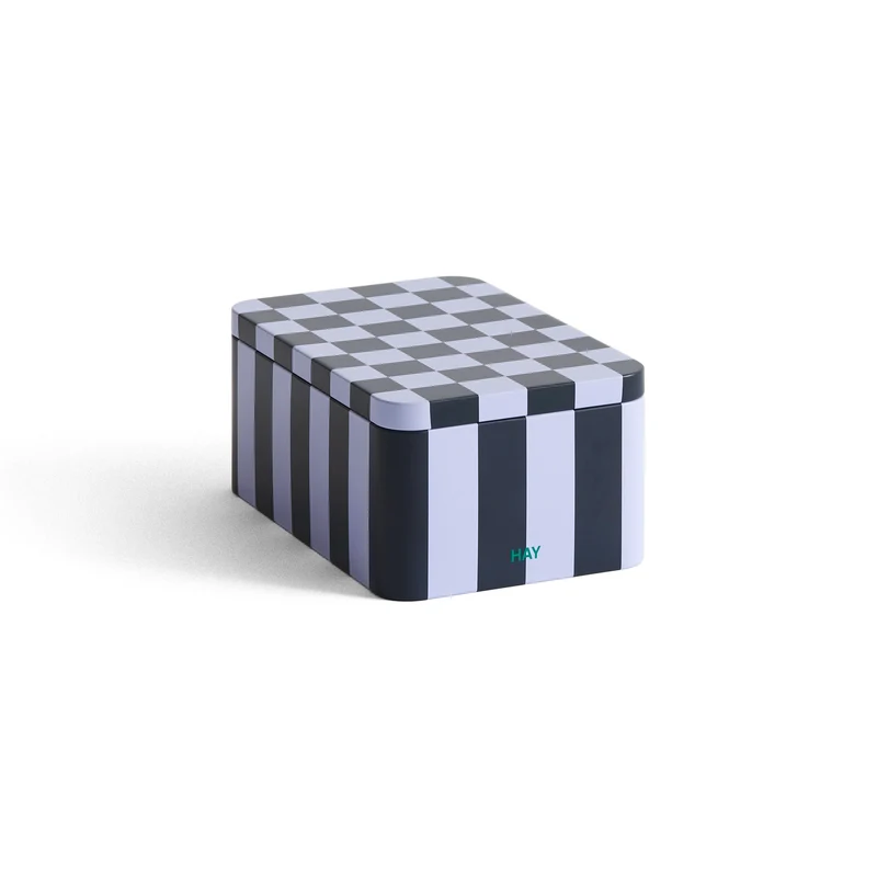 Dose „Tin Container Small“ | Dark Blue & Lavender | HAY