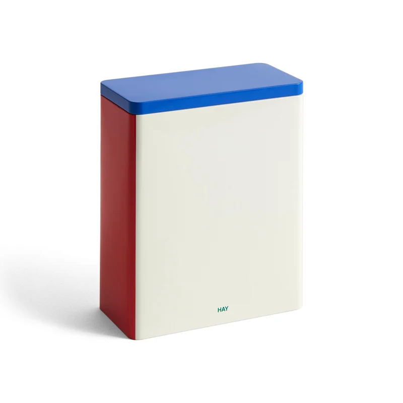 Dose „Tin Container XL“ | Off-White, Blue & Red | HAY