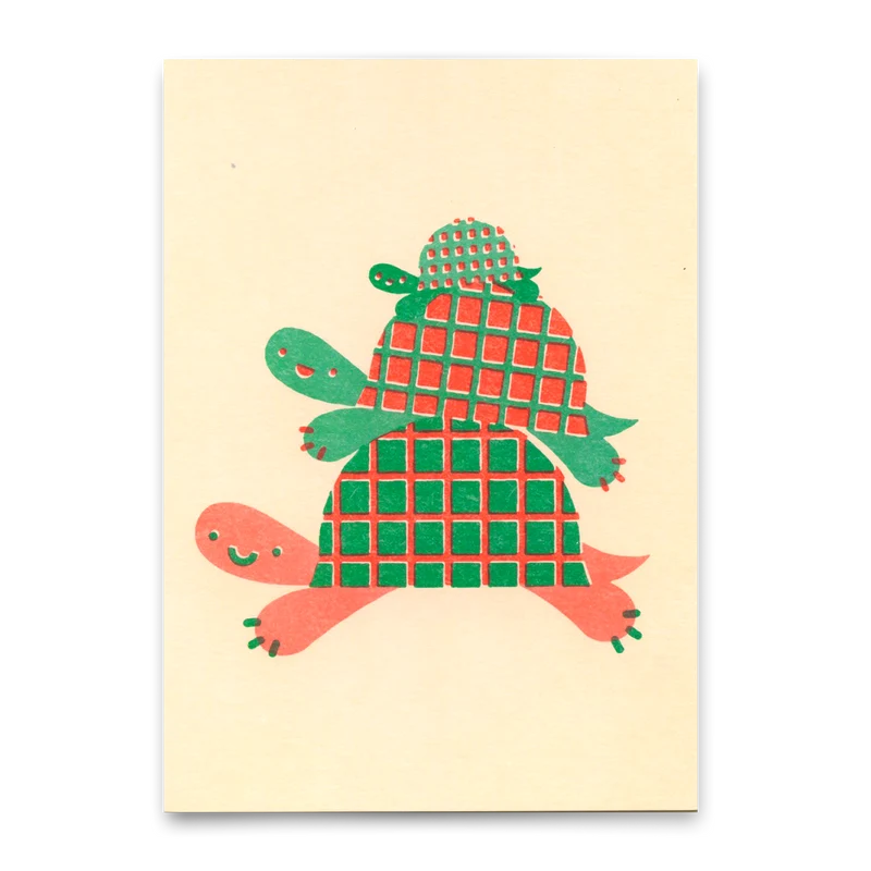 Postkarte "Turtle tower" | Schöne Karte für jeden Anlass