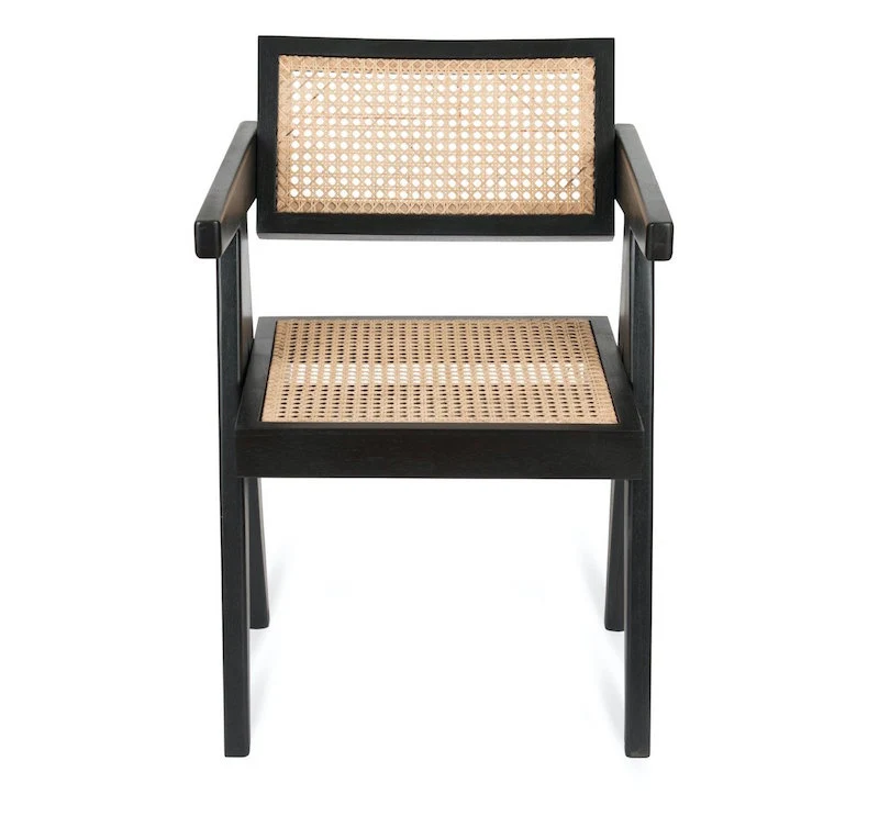 Office Chair mit Wiener Geflecht schwarz - Detjer