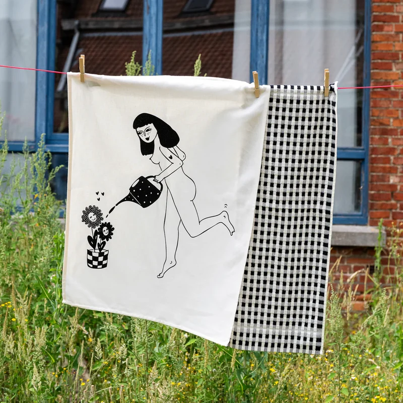 Geschirrtücher “Happy Flowers” (2er Set) | Bunt & gut gelaunt | helen b