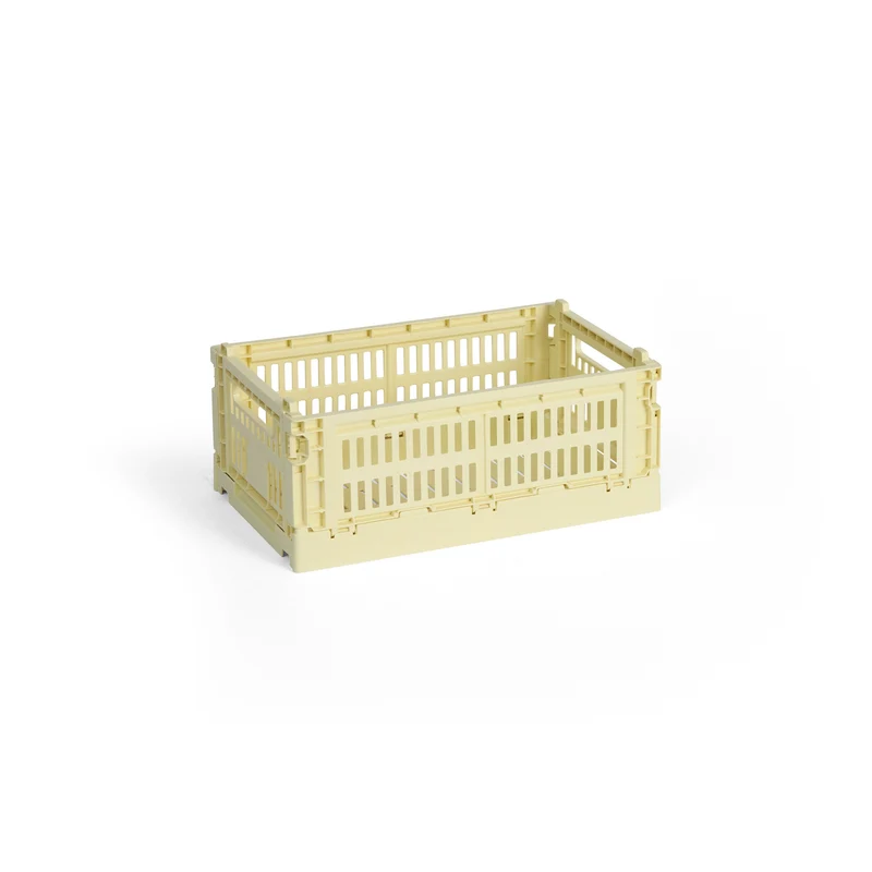 Faltbox „Colour Crate Small Light Yellow“ | Frisches Ordnungswunder | HAY