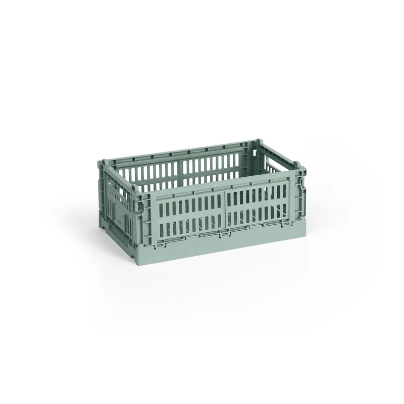 Faltbox „Colour Crate Small Sage Green“ | Sanftes Grün für alles | HAY