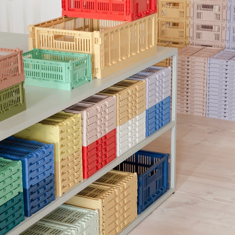 Faltbox „Colour Crate Medium Sage Green“ | Stylisch & vielseitig | HAY