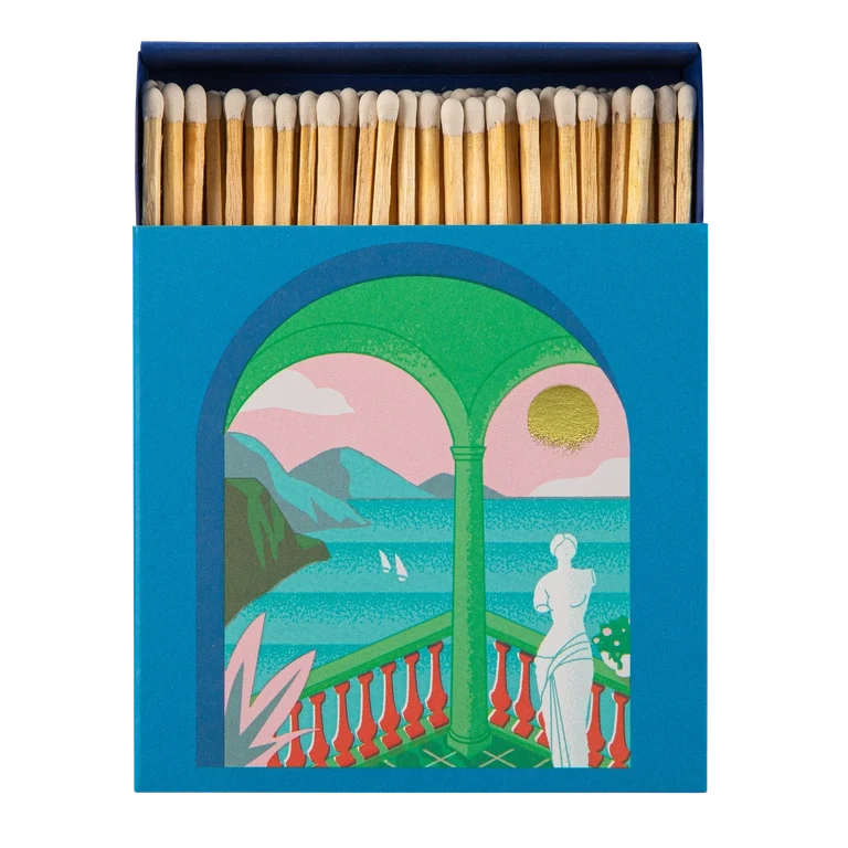 Lange Streichhölzer „A Romantic View“ von Archivist | Extra lang in Square Matchbox