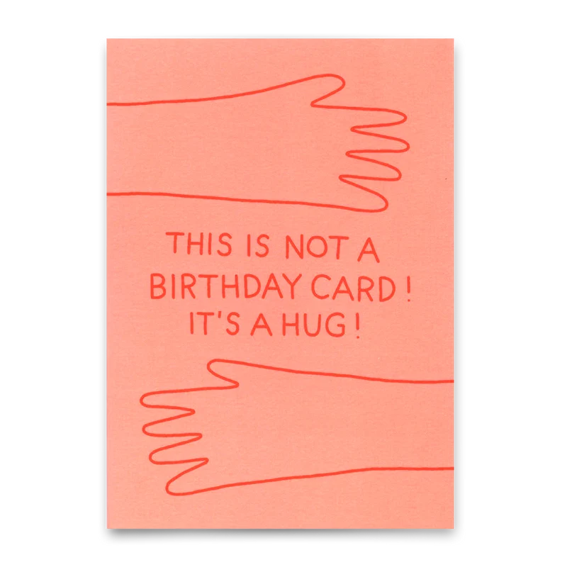 Postkarte "It´s a hug" | Lustige Karte für jeden Anlass