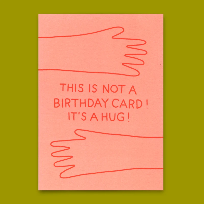 Postkarte "It´s a hug" | Lustige Karte für jeden Anlass
