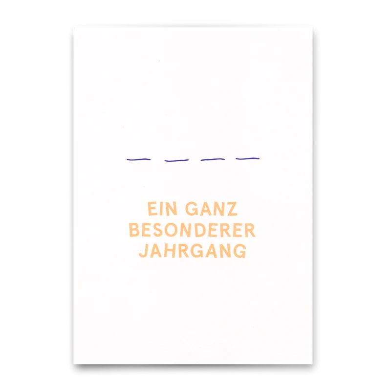 Postkarte "Besonderer Jahrgang" | Lustige Karte zum Geburtstag