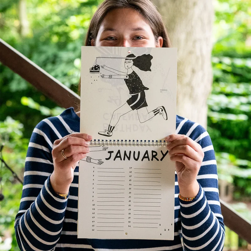 Geburtstagskalender helen b „Party Lovers“ | Illustrationen von Helen Blanchaert