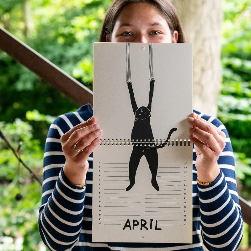 Geburtstagskalender helen b „Party Lovers“ | Illustrationen von Helen Blanchaert