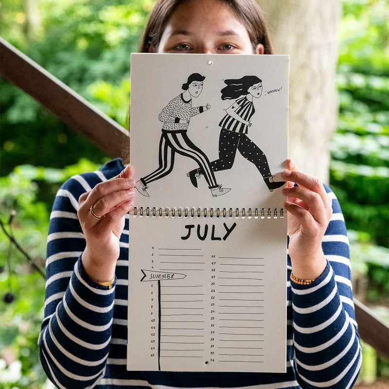 Geburtstagskalender helen b „Party Lovers“ | Illustrationen von Helen Blanchaert