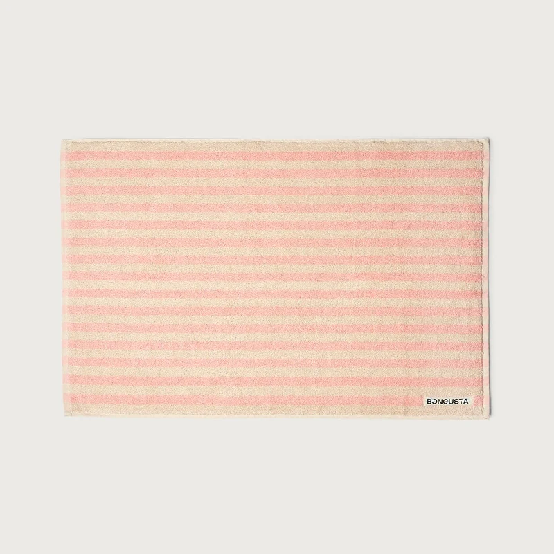 Badematte BONGUSTA “Naram Tropical & Creme” | 50x80 cm | Weich & Kuschelig