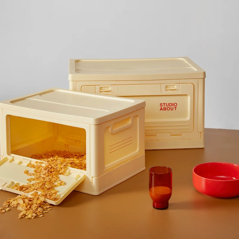 Aufbewahrungsbox Studio About "Large" | Light Yellow Kunststoff | Modern & Minimalistisch