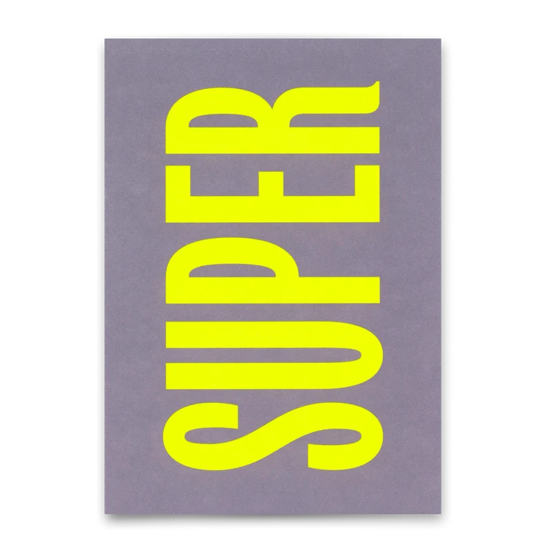 Postkarte "Super" | Schöne Karte für jeden Anlass