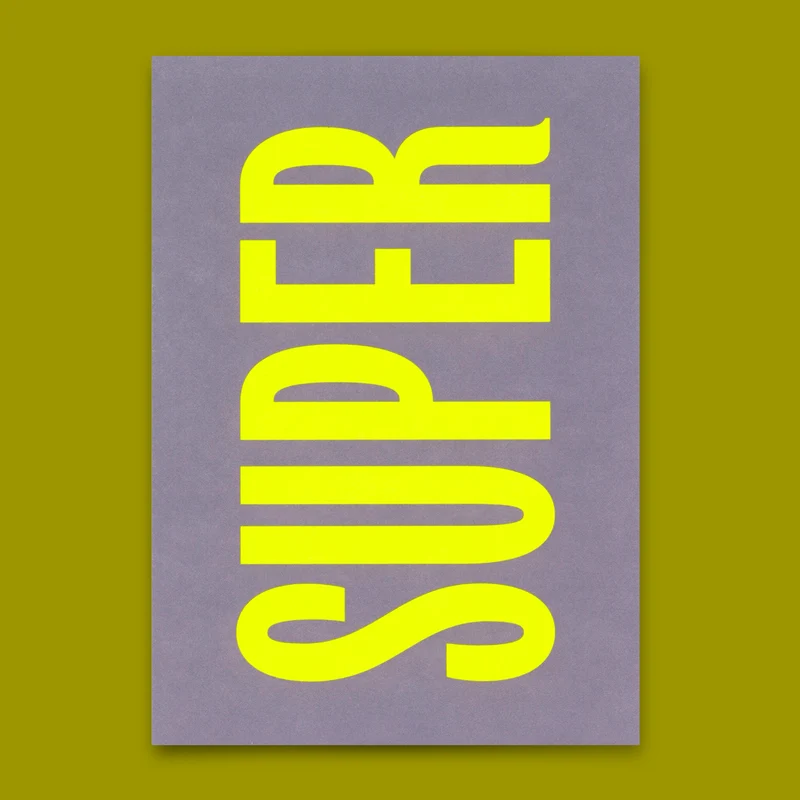 Postkarte "Super" | Schöne Karte für jeden Anlass