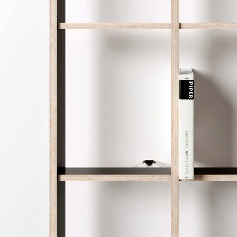 Breuer & Bono Bücherregal Open – Wandregal ohne Rückwand, 3 Größen