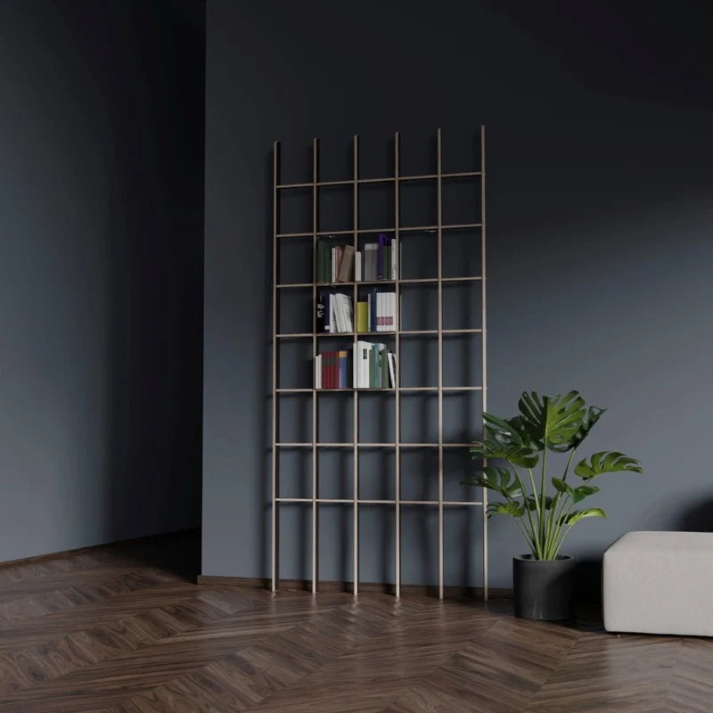 Breuer & Bono Bücherregal Open – Wandregal ohne Rückwand, 3 Größen
