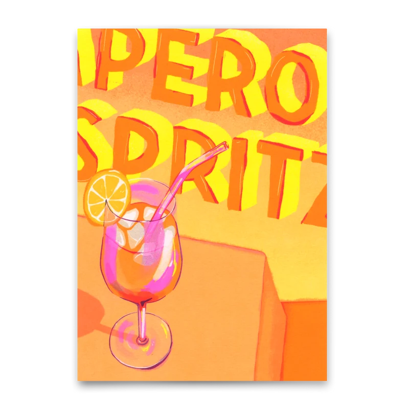 Postkarte "Aperol Spritz" | Coole Karte für jeden Anlass