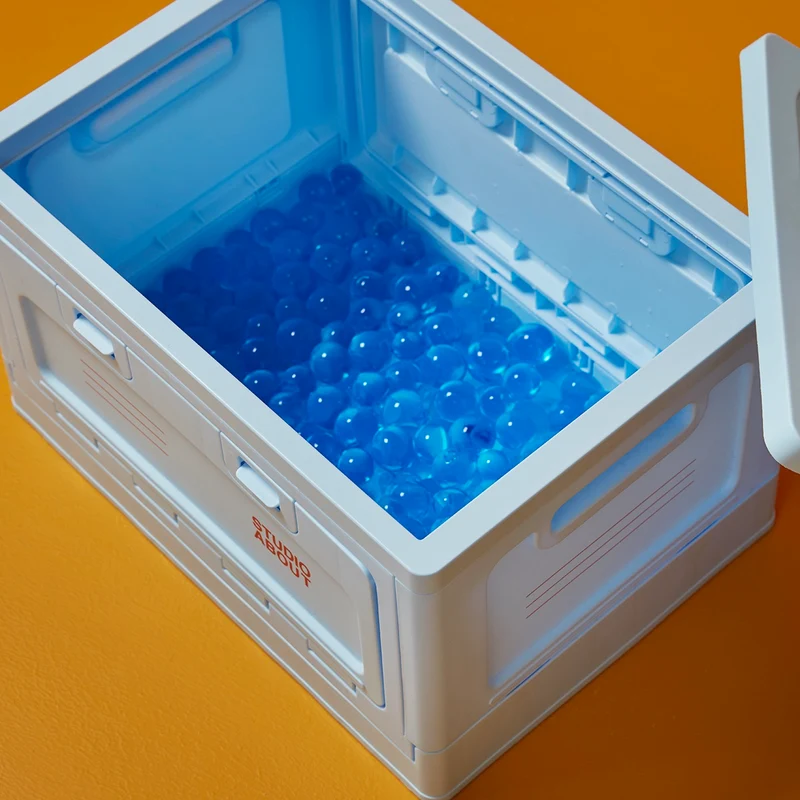 Aufbewahrungsbox Studio About "Medium" | Light Blue Kunststoff | Platzsparend & Elegant