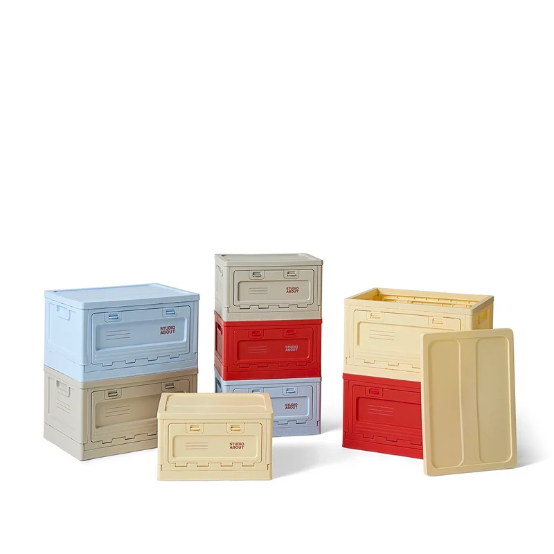Aufbewahrungsbox Studio About "Medium" | Light Blue Kunststoff | Platzsparend & Elegant