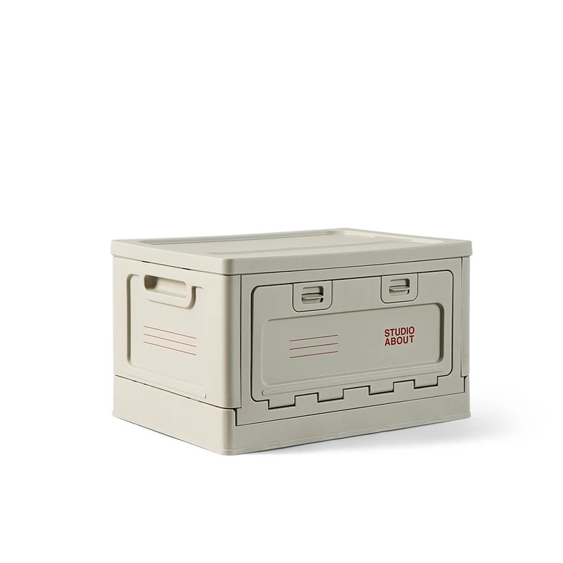 Aufbewahrungsbox Studio About "Medium" | Light Grey Kunststoff | Stapelbar & Modern