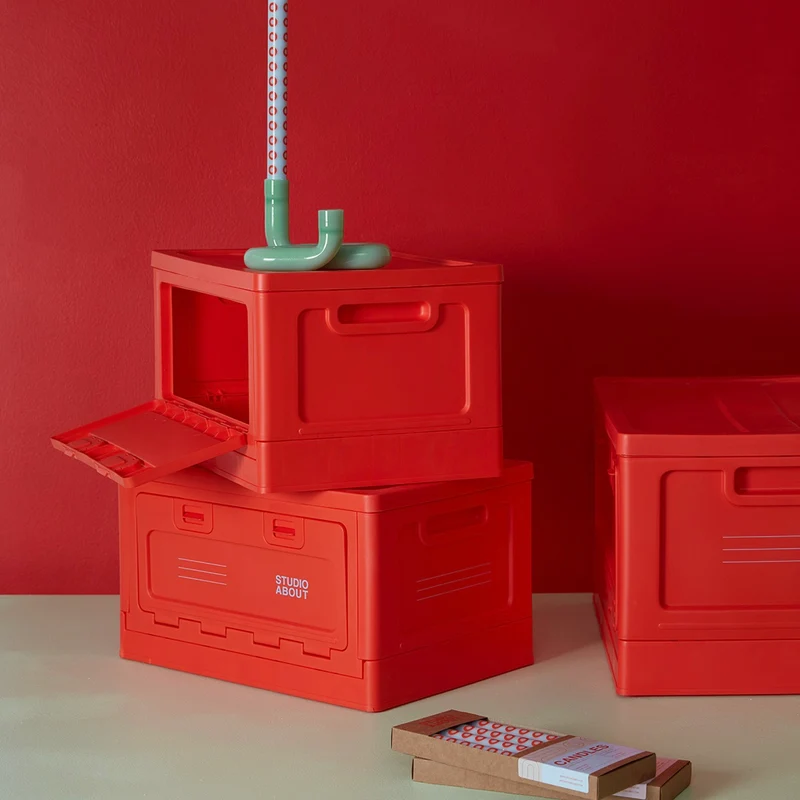 Aufbewahrungsbox Studio About "Medium" | Red Kunststoff | Stylisch & Robust