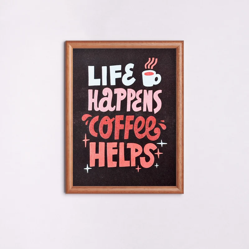 Parat Riso Life happens Coffee helps