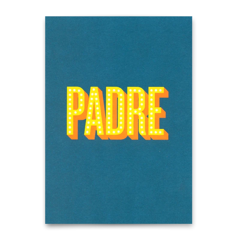 Postkarte "Padre" | Coole Karte zum Vatertag