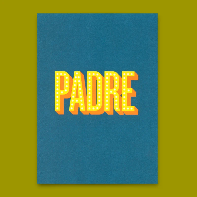 Postkarte "Padre" | Coole Karte zum Vatertag