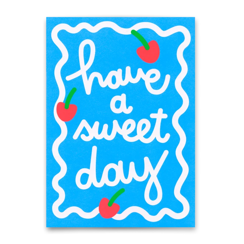 Postkarte "Have a sweet day" | Schöne Karte für jeden Anlass