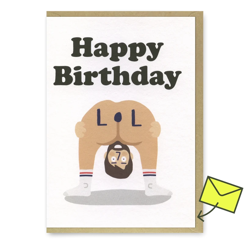 Grußkarte "LOL Birthday" | Lustige Geburtstagskarte | Studio Boketto