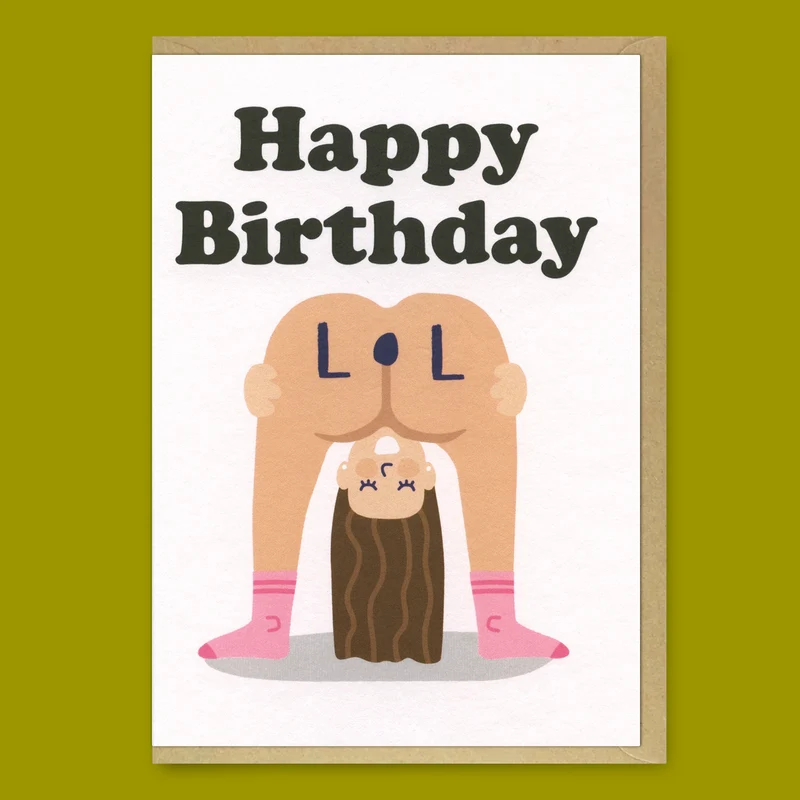 Grußkarte "LOL Birthday (Girl)" | Geburtstagskarte | Studio Boketto