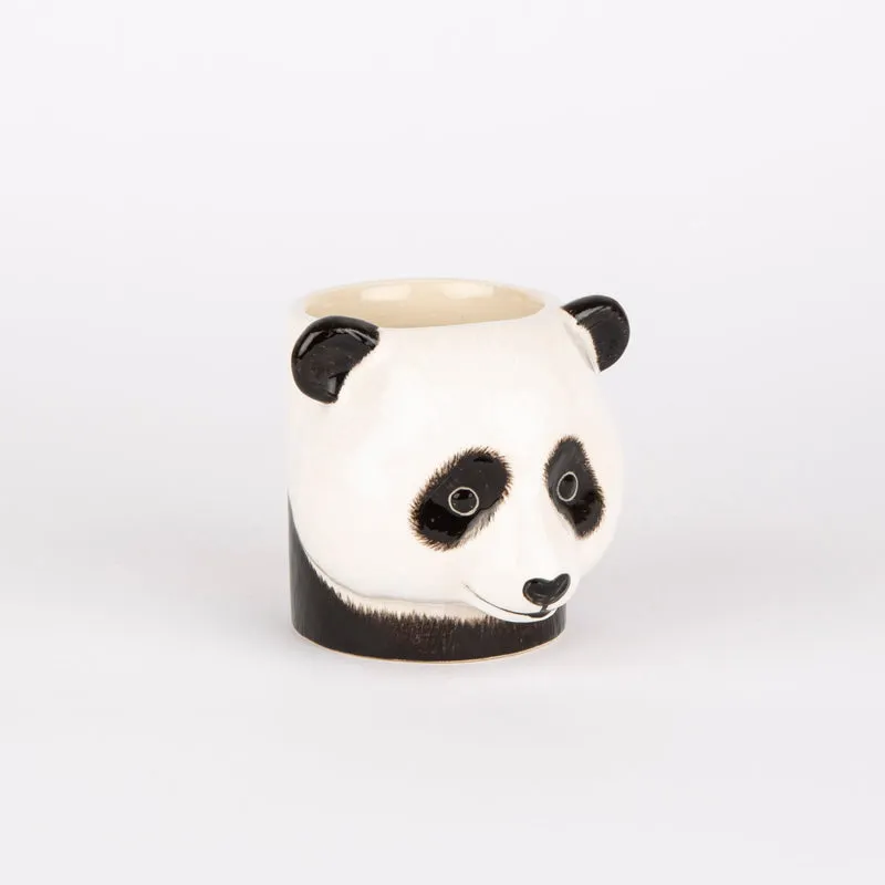 Übertopf „Flower Pot Mini Panda“ | Panda-Figur | Quail Ceramics