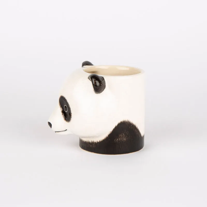 Übertopf „Flower Pot Mini Panda“ | Panda-Figur | Quail Ceramics