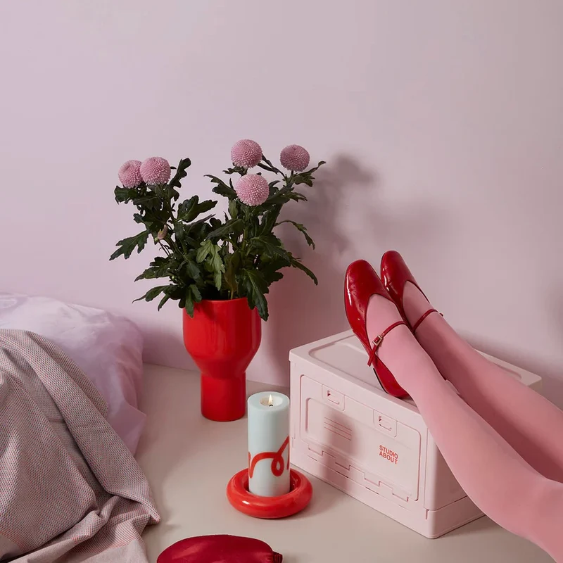 Aufbewahrungsbox „Medium Rose“ | Modulares Design | Studio About