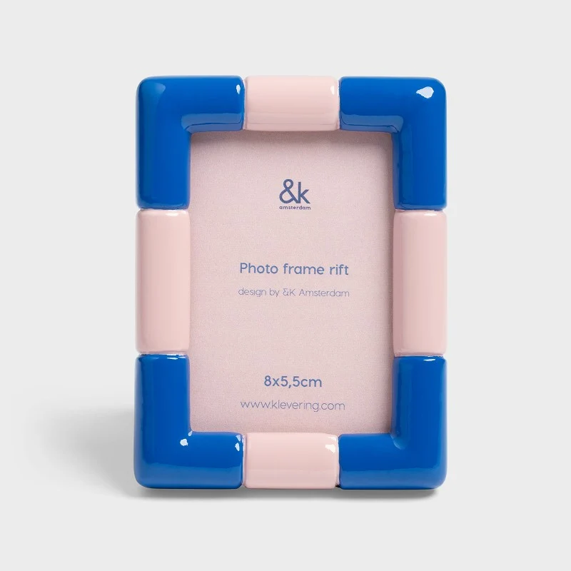 Bilderrahmen „Rift Blue“ | Organisch geformtes Design | &Klevering