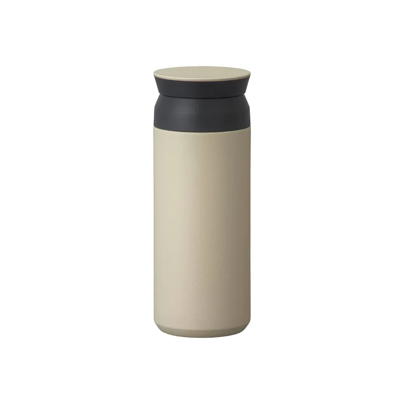 Thermobecher "Travel Tumbler" Sand Beige 500ml | doppelwandig isoliert | KINTO
