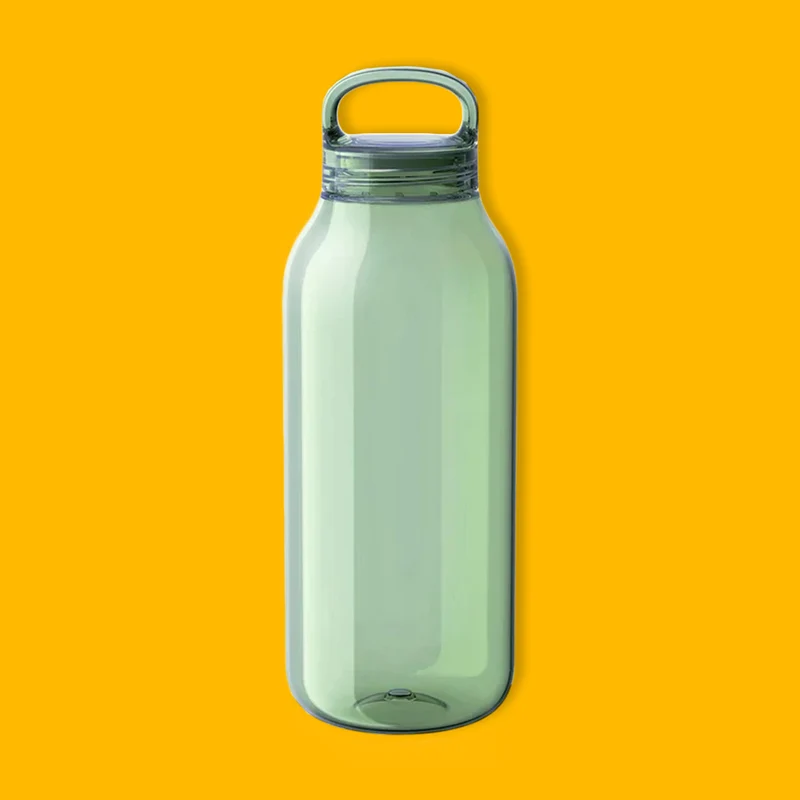 Trinkflasche "Water Bottle" Green 500ml | aus Copolyester | KINTO