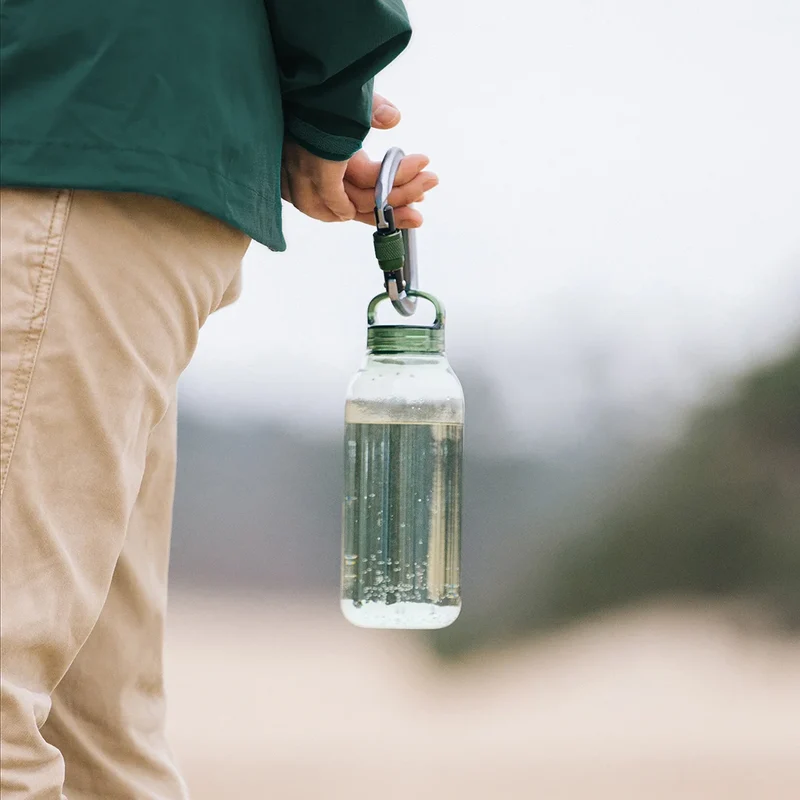 Trinkflasche "Water Bottle" Green 500ml | aus Copolyester | KINTO