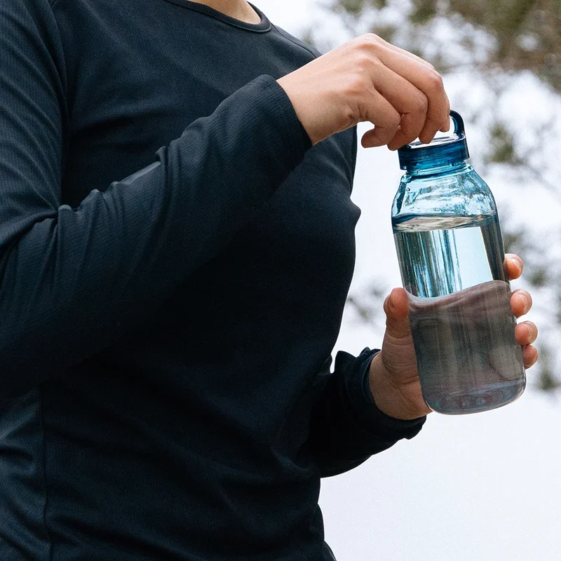 Trinkflasche "Water Bottle" Blue 500ml | aus Copolyester | KINTO