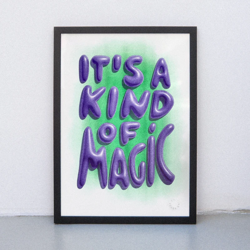 It's a kind of Magic (Din A3) | Edition SCHEE | Risographie