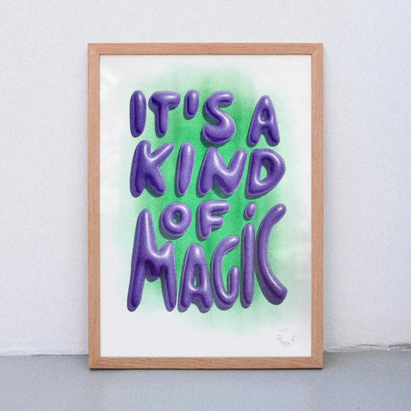 It's a kind of Magic (Din A3) | Edition SCHEE | Risographie