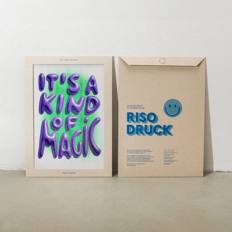 It's a kind of Magic (Din A3) | Edition SCHEE | Risographie