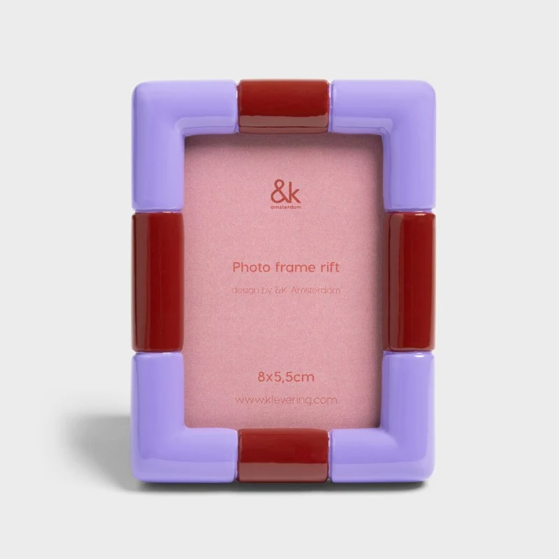 Bilderrahmen „Rift Lilac“ | Organisch geformter Rahmen | &Klevering