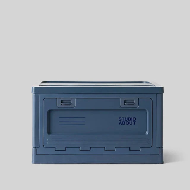 Aufbewahrungsbox „Large Dark Blue“ | Klare Form, tiefer Ton | Studio About