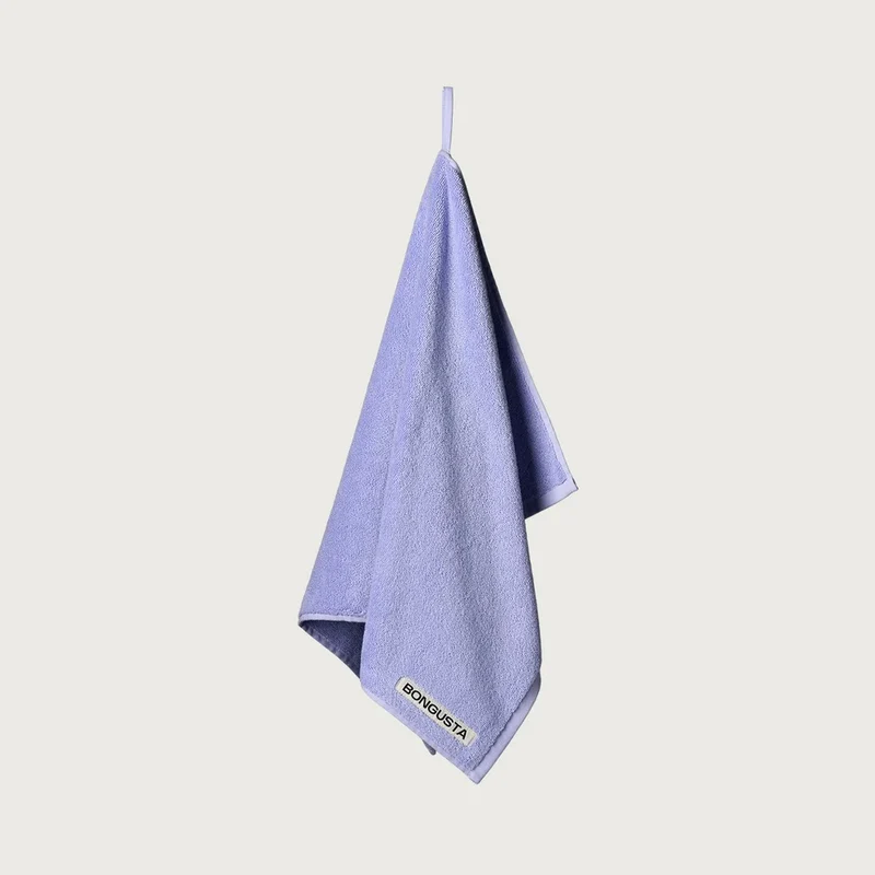 Badelaken „Naram Lavender Blue 100×150 cm“ | Pastellig & groß | BONGUSTA