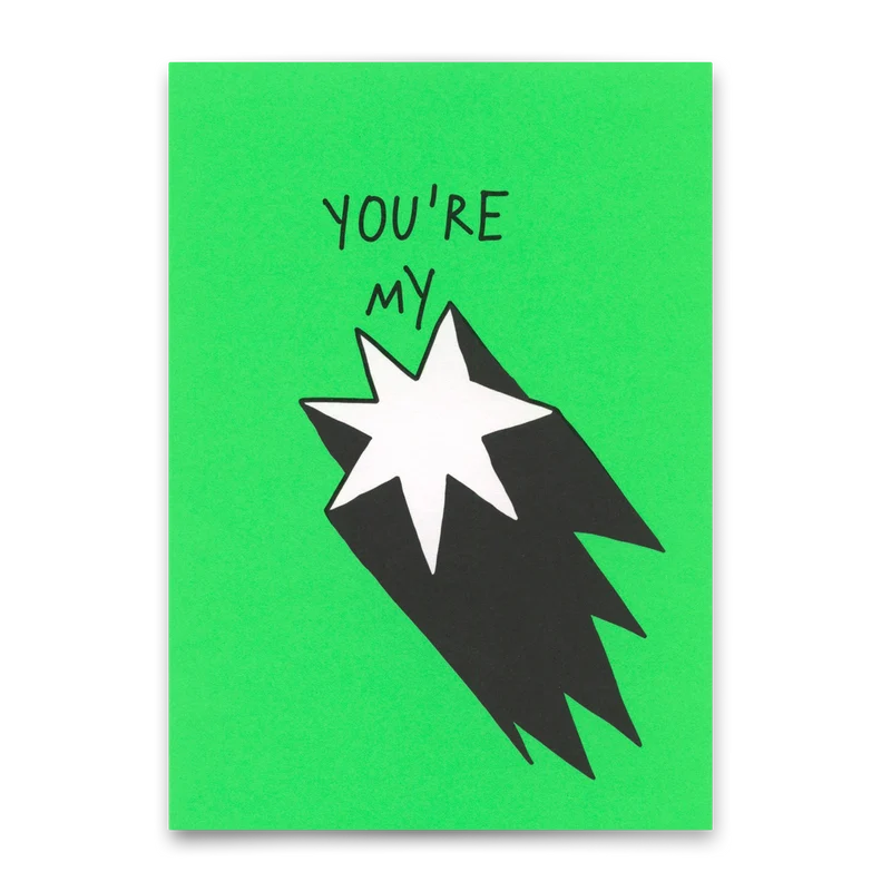 Postkarte "You´re my star" | Schöne Karte für jeden Anlass