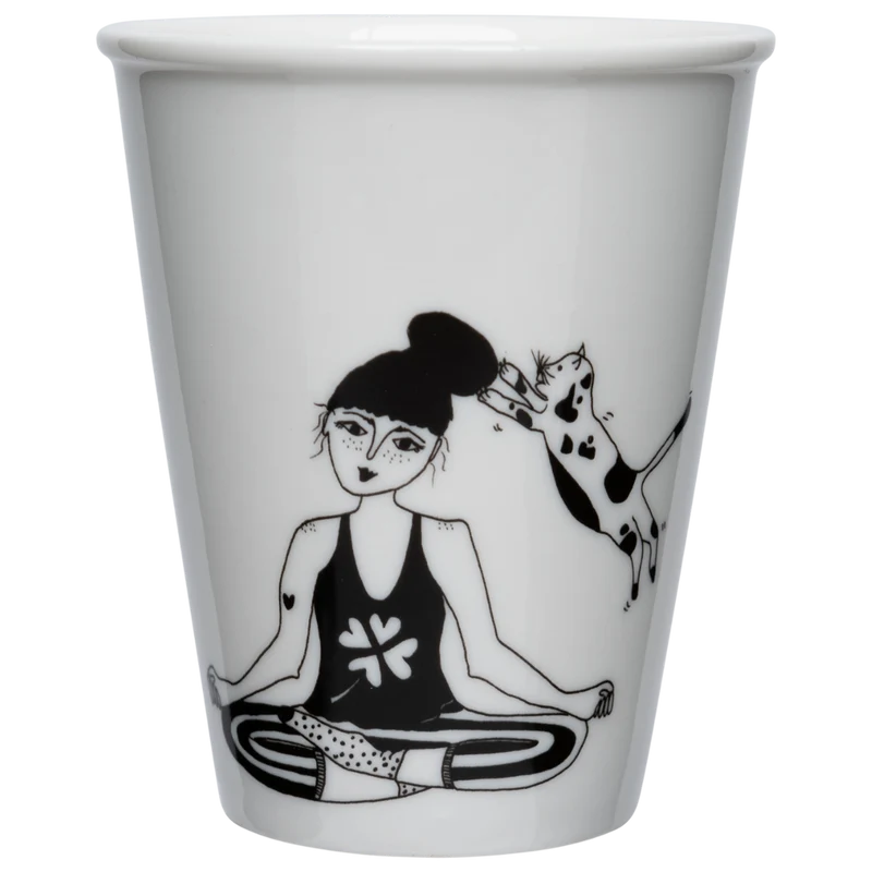 Becher helen b "Zen with Cats" | Design Mug mit Illustrationen von Helen Blanchaert