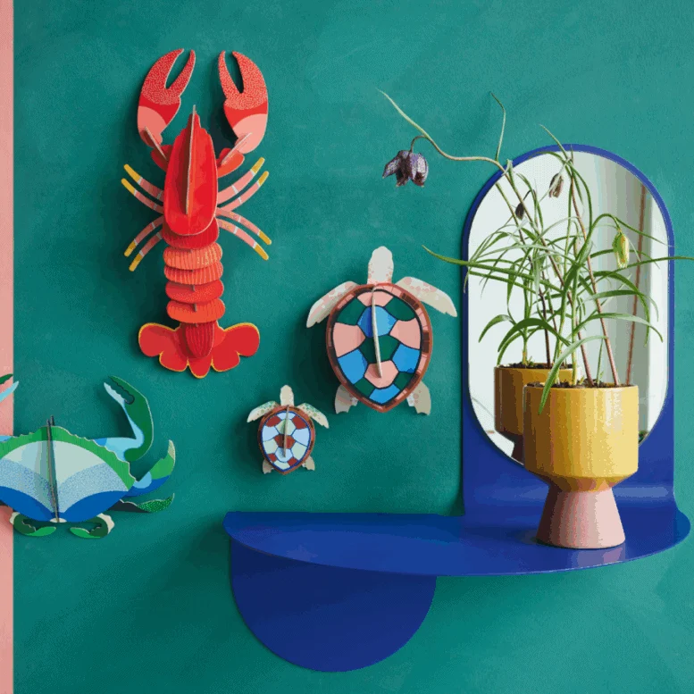 Wanddeko studio ROOF “Sea Turtles” | Meeresschildkröten-Deko aus Karton