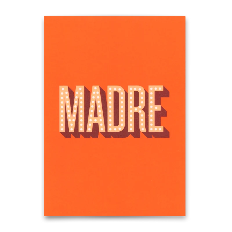 Postkarte "Madre" | Coole Karte zum Muttertag